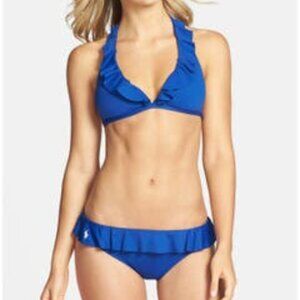 RALPH LAUREN RUFFLE BIKINI TOP